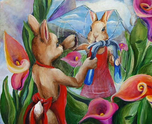 Cracked Mirror Detail